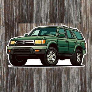 TOYOTA 4RUNNER 3rd generation 1996-2002 Vinyl Sticker